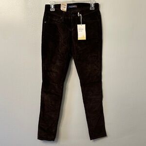 Levi's Dark Brown Skinny Corduroys